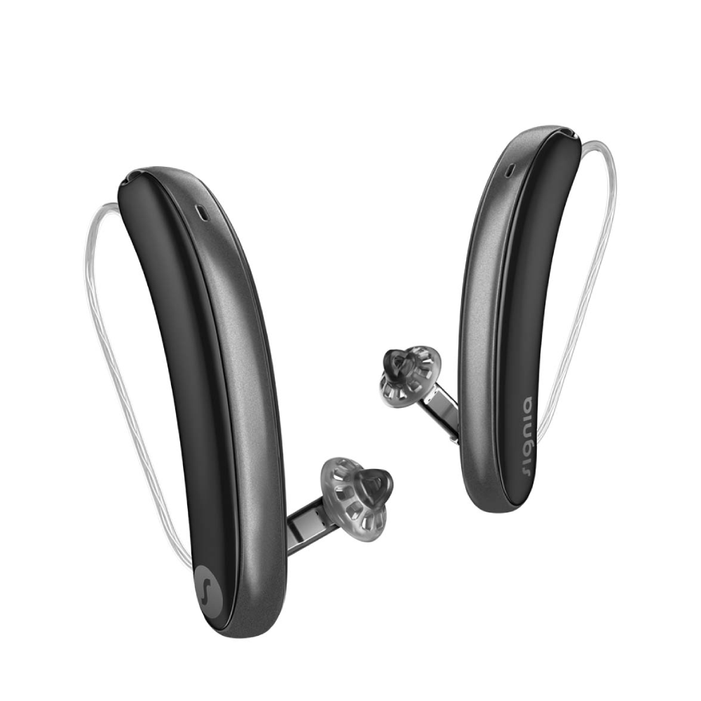 Styletto 7IX Slim RIC R Nero Grafite Apparecchi Acustici