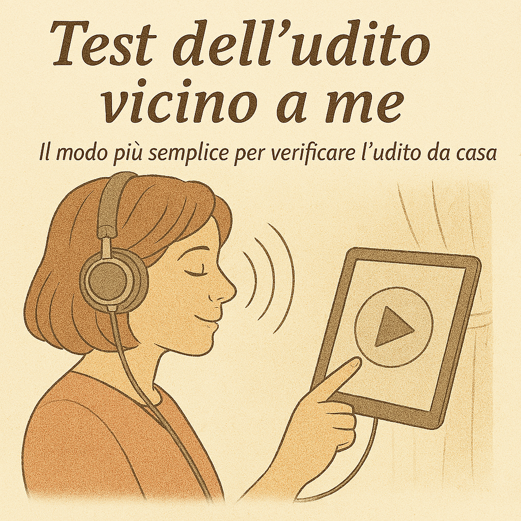 Test dell’udito vicino a me: il modo più semplice per controllare il tuo udito da casa