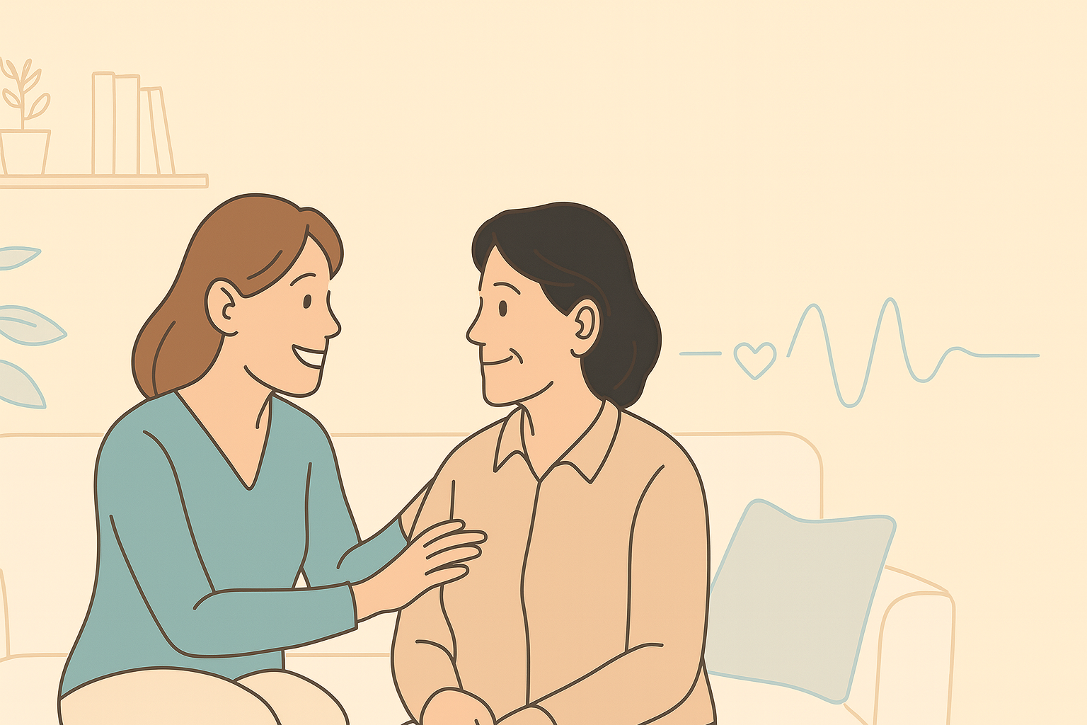 Come parlare della perdita uditiva con una persona cara (senza conflitti)
