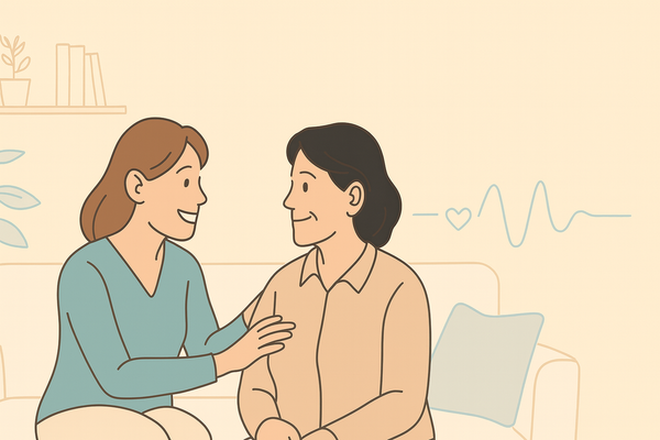 Come parlare della perdita uditiva con una persona cara (senza conflitti)