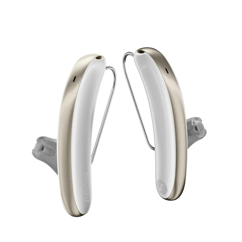 Styletto 7AX Bianco neve Oro fino Apparecchi Acustici