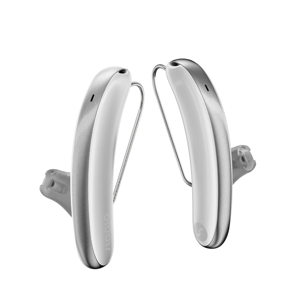 Styletto 7AX Bianco neve Argento Apparecchi Acustici