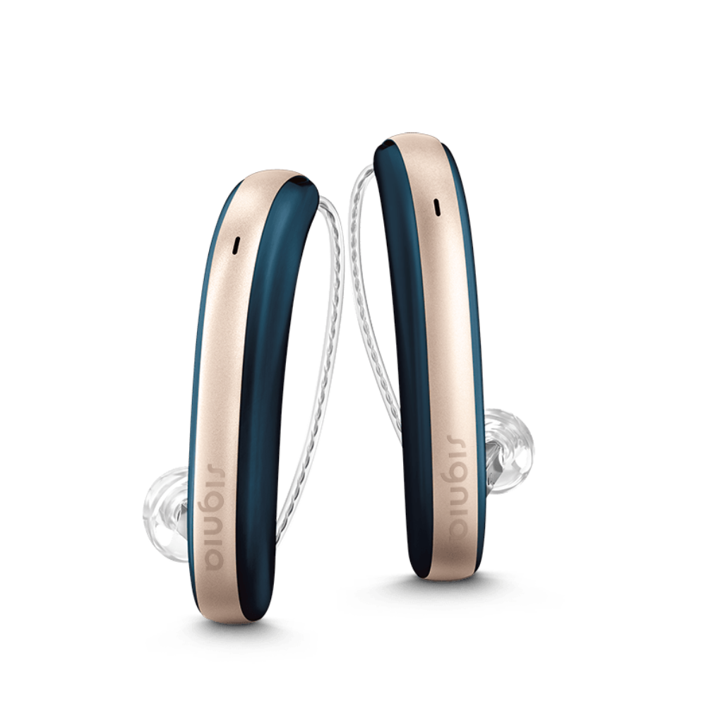 Styletto 5X Blu cosmico Oro Apparecchi Acustici