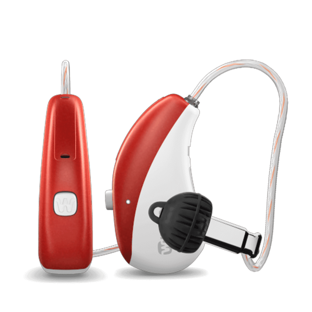 Moment Sheer 330 sRIC R D Rosso sportivo Aide auditive